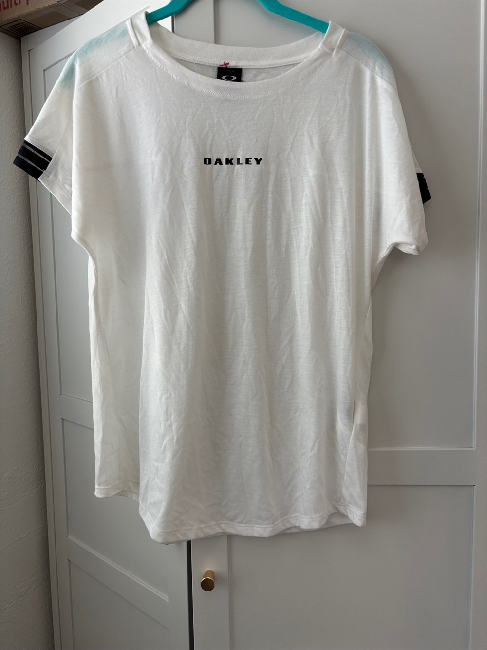 Oakley White T-Shirt with Black Logo